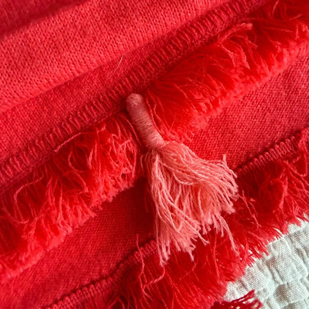 Beryll Womens 100% Cashmere Tassel Fringe Wrap Shawl Scarf Knit‎